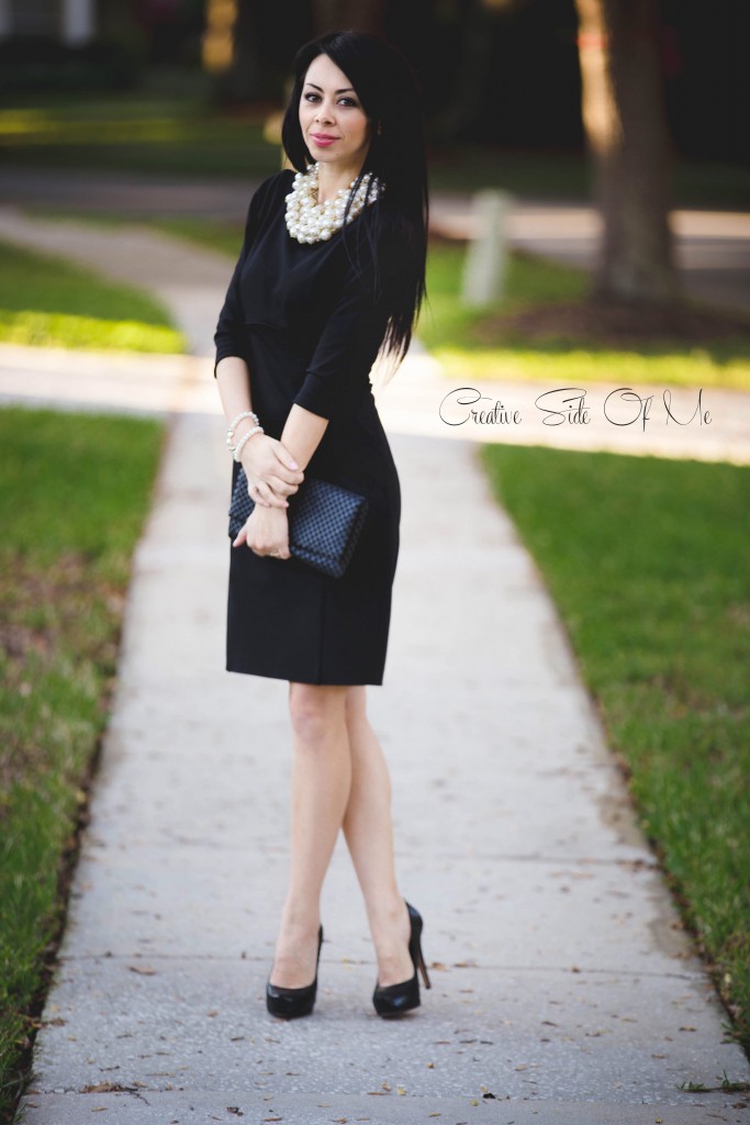 Black Dress and Pearls | Creative Side of Me